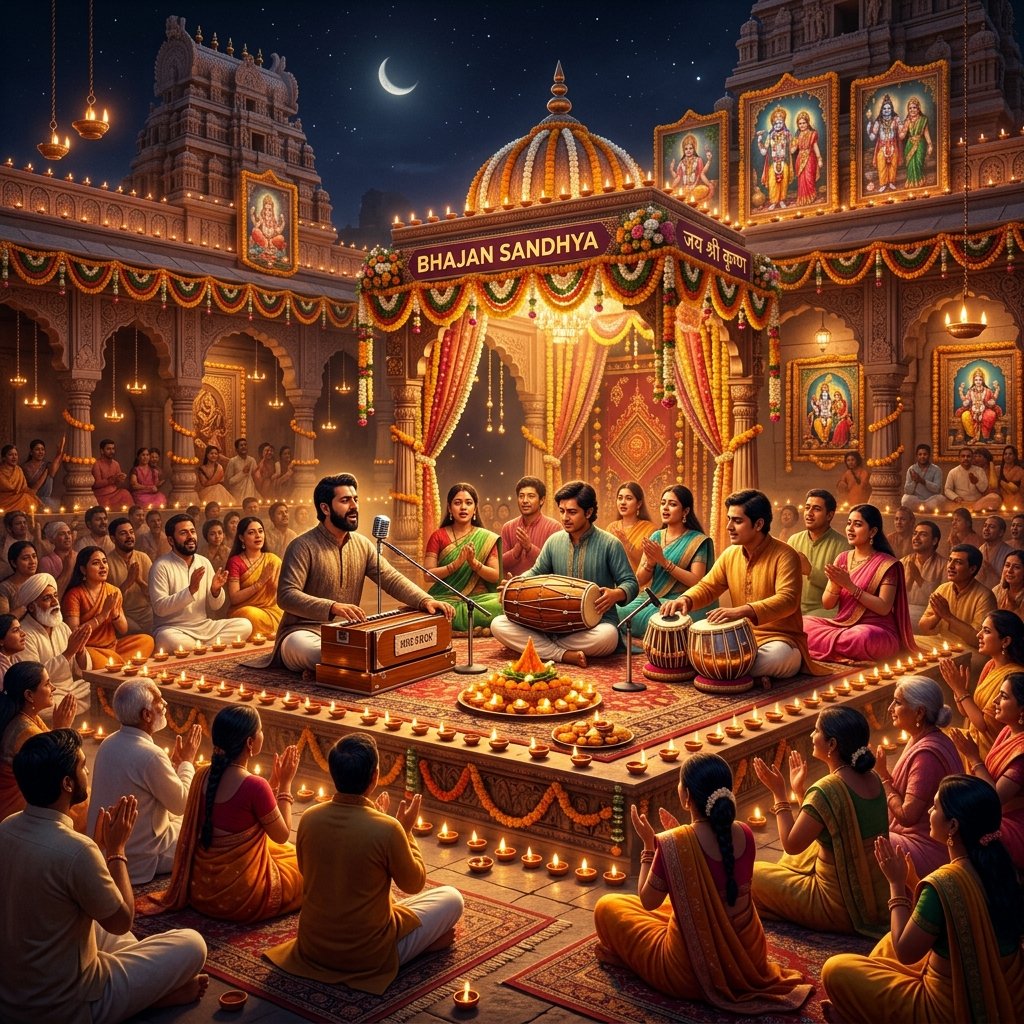 3D Bhajan Evening View